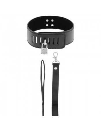 Dark ness locking posture collar black - MySexyShop.eu