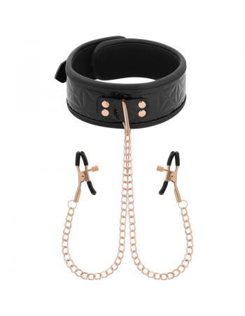 Begme black edition halsband mit nippelklemmen - MySexyShop.eu