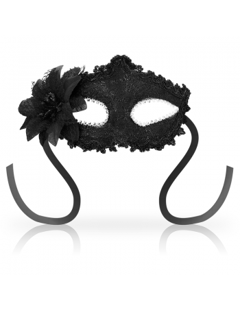 Ohmama masks venezianische augenmaske seite blume schwarz - MySexyShop.eu
