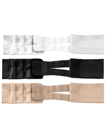 Bye Bra Flexible Bra Extenders 2 hook 3 pcs - MySexyShop.eu