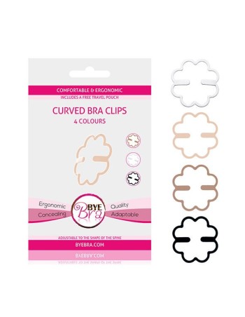 Bye Bra Curved Bra Clips - MySexyShop.eu