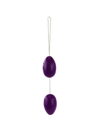 Twins balls anal beads purple | MySexyShop