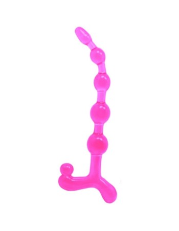 Bendy twist anal beads pink | MySexyShop