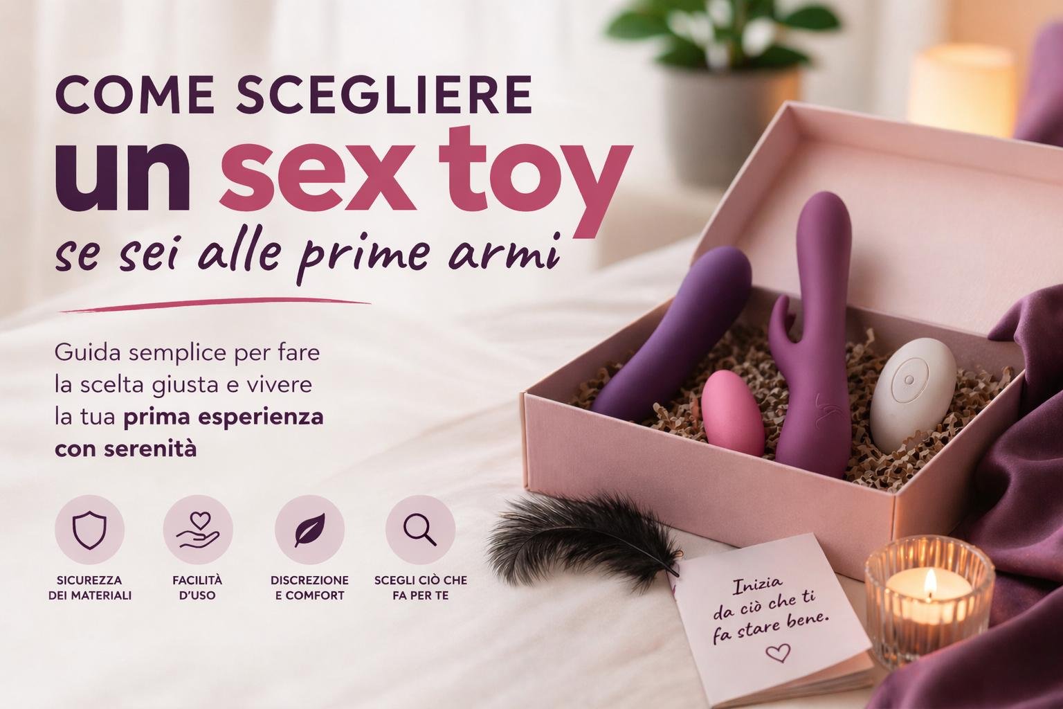 Come scegliere un sex toy se sei alle prime armi